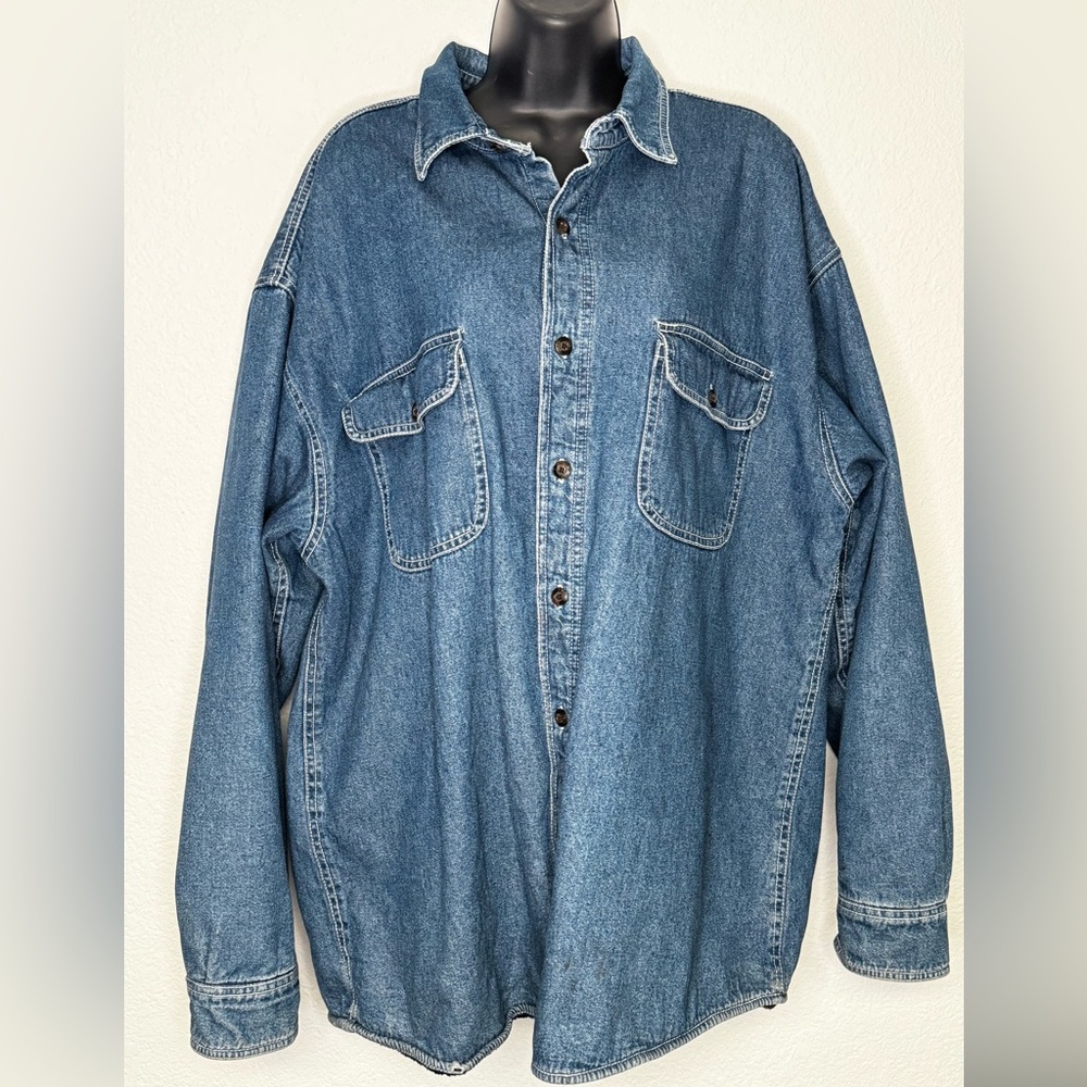 Levi’s Fleece Lined Denim Button-Up Jacket